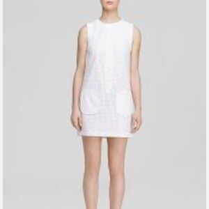 Trina Turk Bloomingdale's White Eyelet Dress Size 2